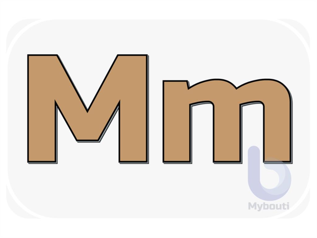 m