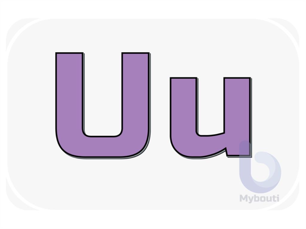 u