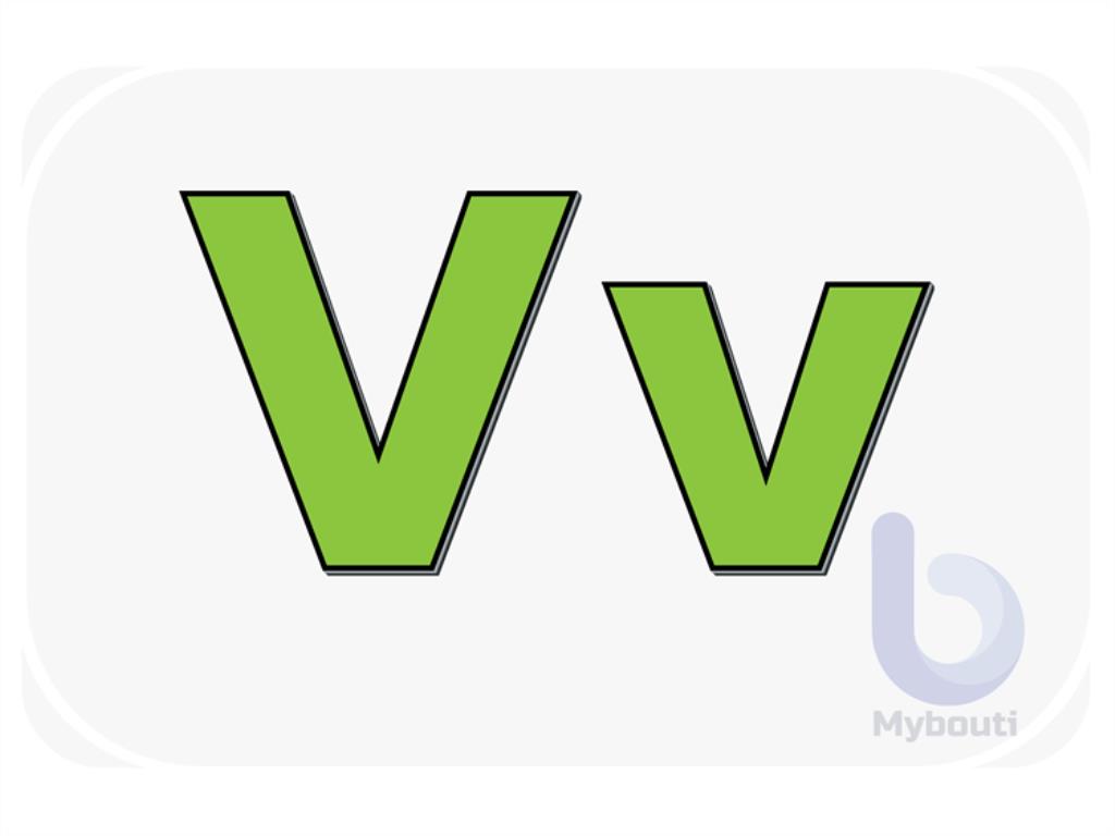 v