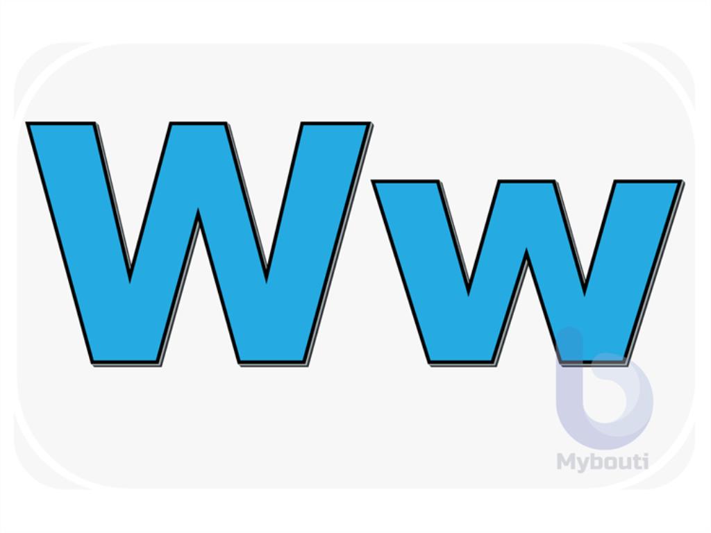 w
