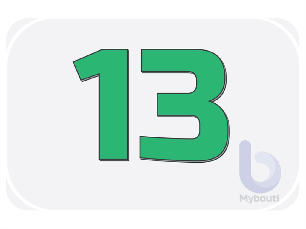 thirteen