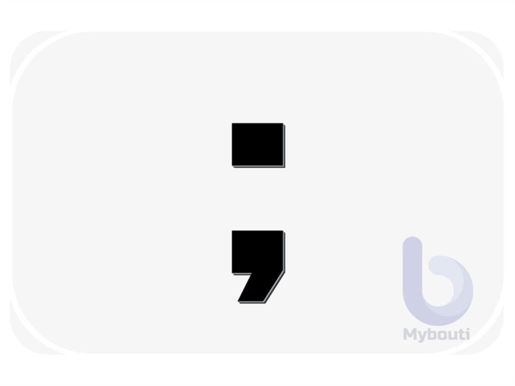 semicolon